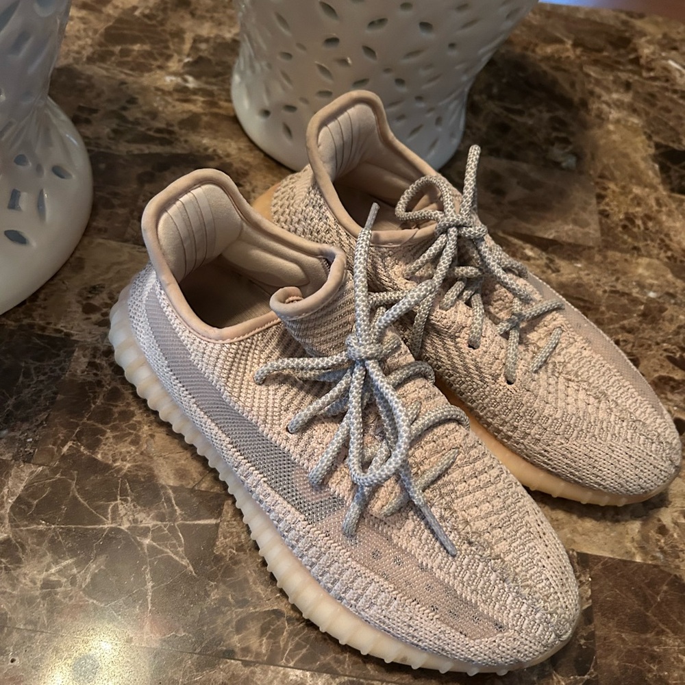 Adidas Yeezy Boost Cream and Gray